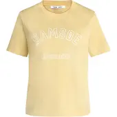 Samsøe & Samsøe Camisa 'Sacamino' amarelo / branco