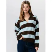 TeeShoppen Pullover ' Nora Knit ' azul claro
