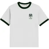 Prohibited Camisa 'Modern Yuppies' verde escuro / offwhite