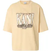 Karl kani Camisa camurça / rosa claro / preto / branco