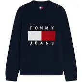 Tommy Hilfiger Pullover azul escuro / vermelho / branco