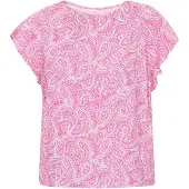 Jeona Blusa 'Fashion Look' rosa claro / branco