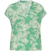 Jeona Blusa 'Fashion Look' ecru / verde
