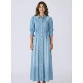 Marella para mulher. 2613221074200 Vestido Mlscerchia denim (40), Azul, Casual, Poliéster