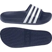 Adidas Sapato de praia/banho 'Adilette Aqua' azul escuro / branco