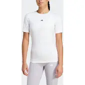 Adidas Camisa funcionais 'TECHFIT Training' preto / branco