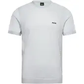 BOSS para homem. 50541952 T-shirt Momentum Lite cinzenta (XXL), Casual, Cinza, Algodão, Manga curta