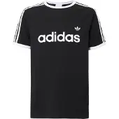 Adidas Originals Camisa 'Ringer' preto / branco