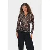 Saint tropez Blusa 'Migga' castanho / preto
