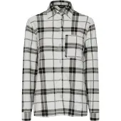 Oxmo Casaco de velo 'Chia' cinzento / preto / branco