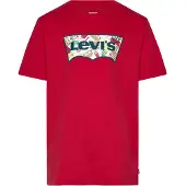 Levi's Kids Camisola 'BARBECUE BATWING' bege escuro / navy / vermelho / branco