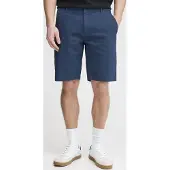 !Solid Calças chino ' KARLO ' azul / branco