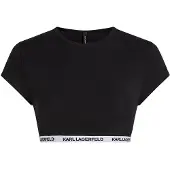 Karl Lagerfeld Camisa preto / offwhite