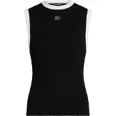 Karl Lagerfeld Top de malha preto / branco