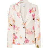 TATUUM Blazer 'Remala 5' castanho / lagosta / magenta / offwhite