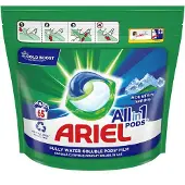 Ariel Detergente em cápsulas All-in-One Mountain Spring | 65 lavagens