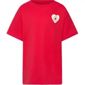 Converse Camisola 'VALENTINE'S DAY' vermelho / preto / branco
