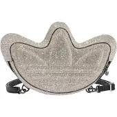 Adidas Mala de ombro 'TREFOIL RHINESTONE' prata