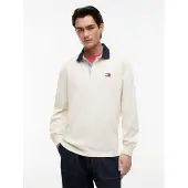 Tommy Hilfiger Camisa 'Ess' ecru / navy / vermelho vivo