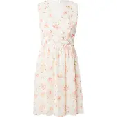 Vila Vestido 'VIEMMA' verde pastel / laranja claro / rosa pastel / branco lã