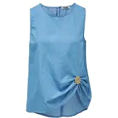 Salsa Jeans Blusa Sem Mangas 21010893