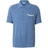 INDICODE JEANS Casaco de malha 'Brashin' azul
