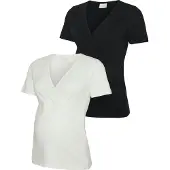 Mamalicious Camiseta De Manga Curta Kerrie Tess Maternity 2 Unidades
