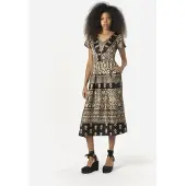 KOROSHI Vestido camurça / preto