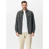 TeeShoppen Camisa ' Performance ' cinzento