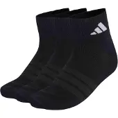 Adidas Meias de desporto 'THIN&LIGHT SPORTSWEAR ANKLE 3 PAIR PACK' preto / branco