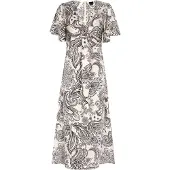Dreimaster Klassik Vestido preto / branco lã
