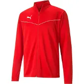 Puma Casaco de treino 'TeamRise' vermelho / branco