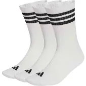 Adidas Meias Crew 3 Stripes Cushioned Sportswear 3 Unidades