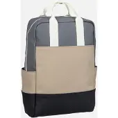 Johnny Urban Mochila 'Hailey' bege / cinzento / preto / branco