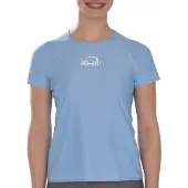 IQ-UV Rash Guard Manga Curta Uv Aqua Loose Fit