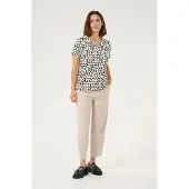 Kaffe Camisa 'Bella' preto / branco