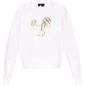 Faina Sweatshirt 'Fashion Look' ouro / branco