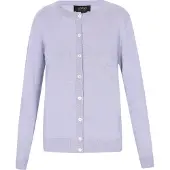 Usha Casaco de malha 'Classic Look' roxo claro