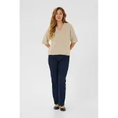 Kaffe Pullover 'Emilie' bege mosqueado