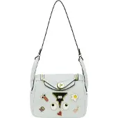 MyMo Pop Mala de ombro 'Pop Eyetheme' ouro / menta / preto / branco