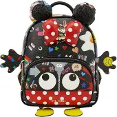 MyMo Pop Mochila 'Pop Eyetheme' amarelo / vermelho / preto / branco