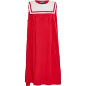 Dreimaster Vestido vermelho / branco