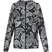 Usha Casaco meia-estação 'Fashion Look' preto / branco
