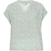 FELIPA Blusa 'Fashion Look' verde pastel / branco