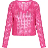 IZIA Pullover 'Boho' fúcsia