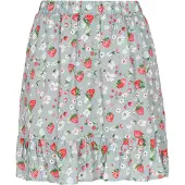 Mymo Saia verde / verde pastel / vermelho / offwhite