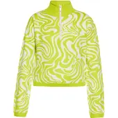 Swirly Pullover kiwi / branco lã