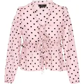 Faina Blusa 'Fashion Look' rosé / preto