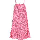 Mymo Vestido de verão rosa / branco