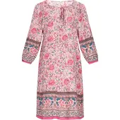 Usha Vestido mistura de cores / rosé
